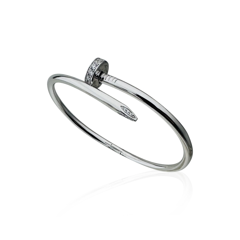 Handcuffs With Nails and Stone Detail