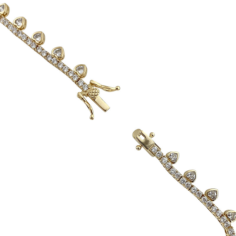 Heart Detail Waterway Necklace - 3