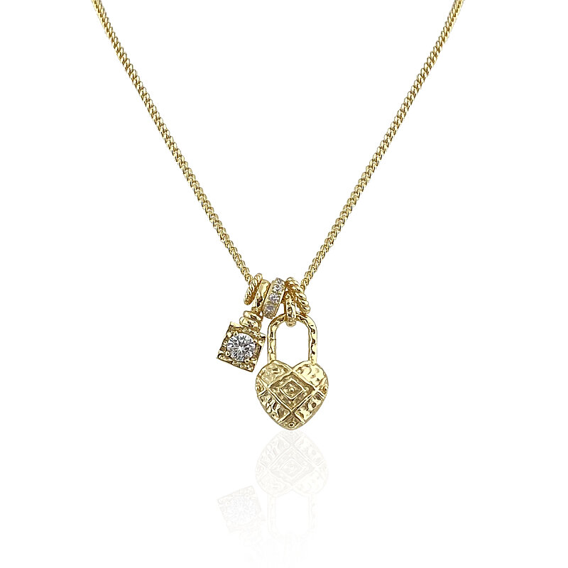 Heart Lock Necklace - 1