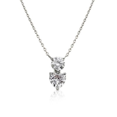 byEdaÇetin - Heart Solitaire Necklace