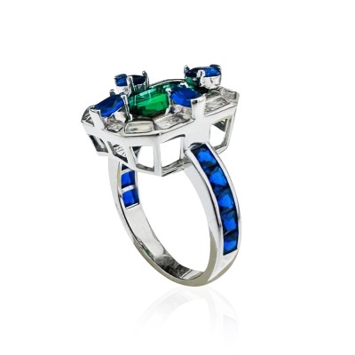 byEdaÇetin - Helen Colored Stone Ring (1)