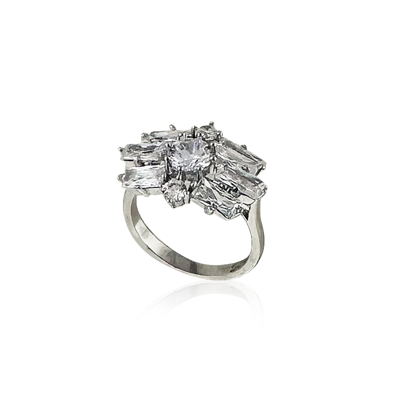 Helios Baguette Stone Ring - 3