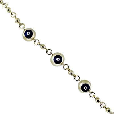by Eda Çetin - Hera Enameled Evil Eye Bracelet