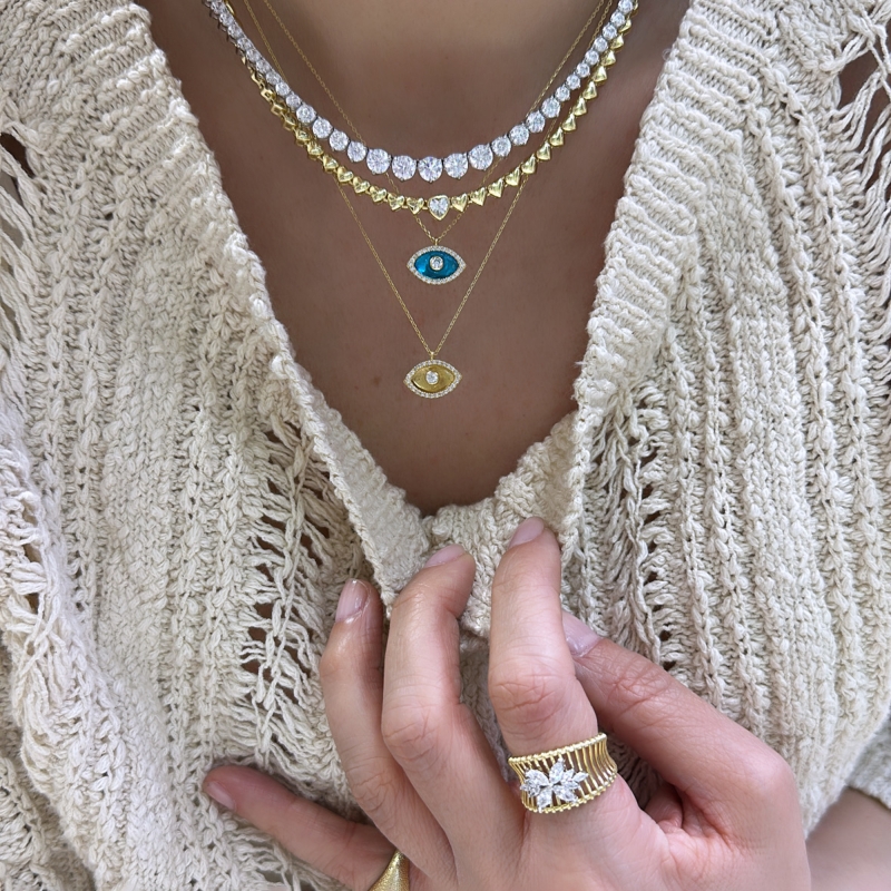 Honey Glass Necklace - Small Size - 2