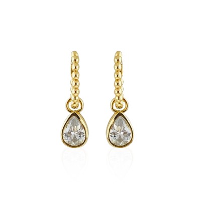 by Eda Çetin - Hoop Drop Earrings