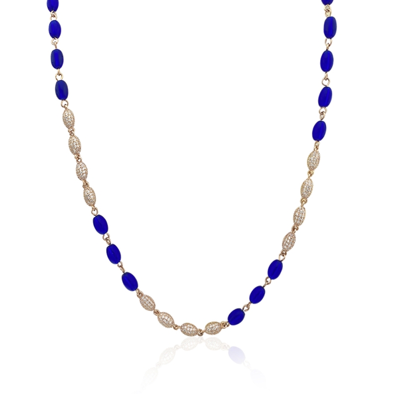 Isabel Navy Blue Necklace