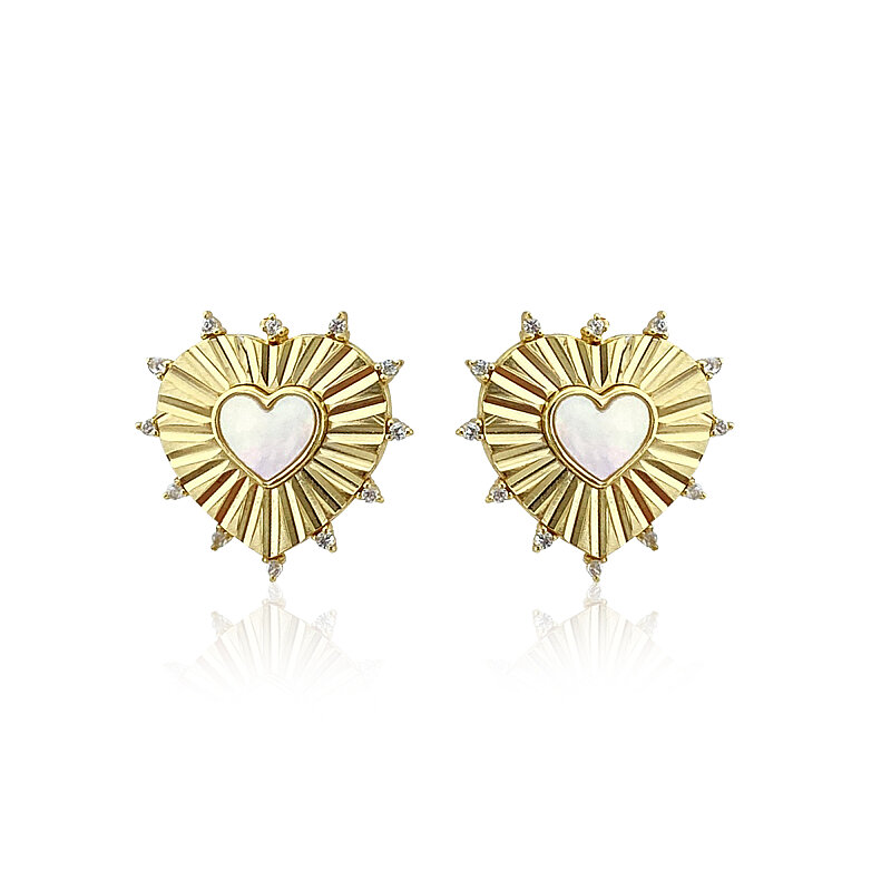 Isola Heart Earrings - 1