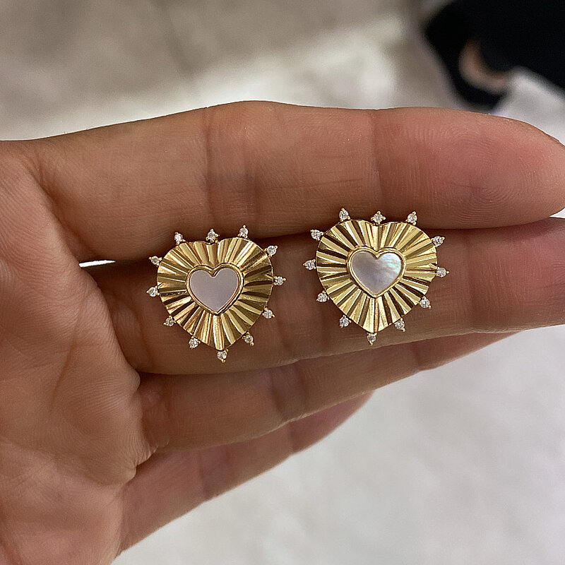 Isola Heart Earrings - 2