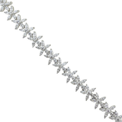 Isolabella Flower Tennis Bracelet - by Eda Çetin
