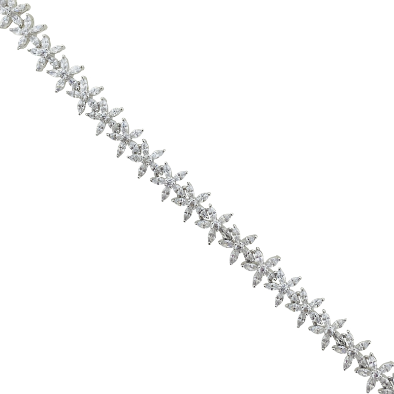 Isolabella Flower Tennis Bracelet - 3