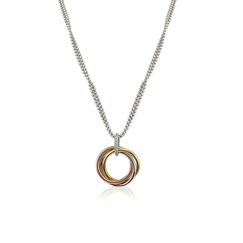 Italian Circle Necklace - 1