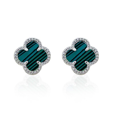 Italian Clover Earrings - Thumbnail