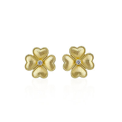 Italian Clover Earrings - by Eda Çetin
