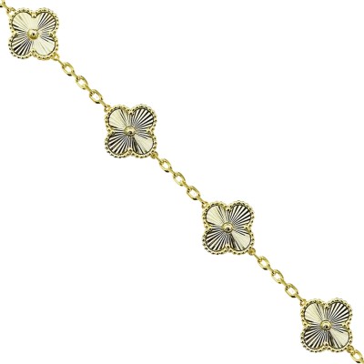 Italian Five Clover Bracelet