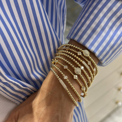 Italian Glamour Bracelet - Clover - by Eda Çetin