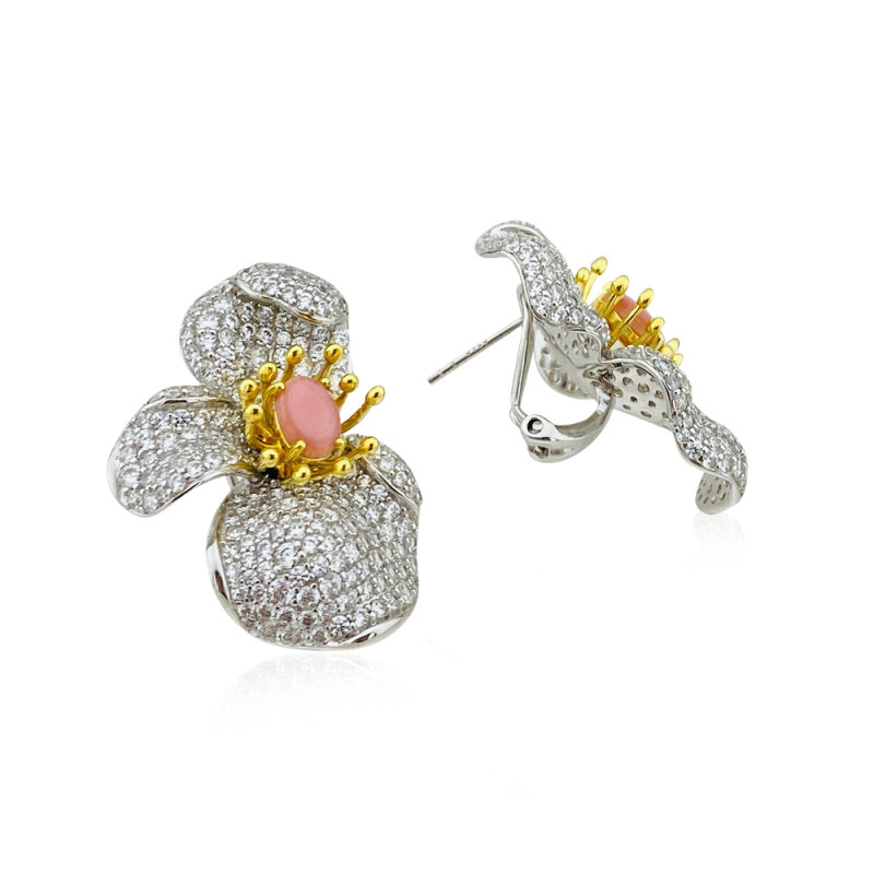 Italian Orchid Earrings - 6