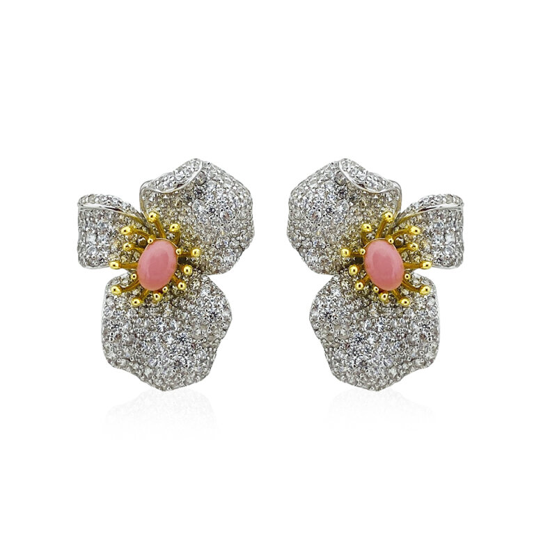 Italian Orchid Earrings - 3