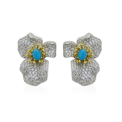 Italian Orchid Earrings - by Eda Çetin