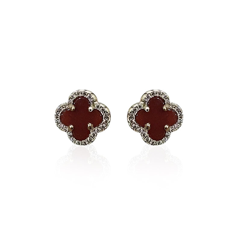 Italian Small Clover Earrings