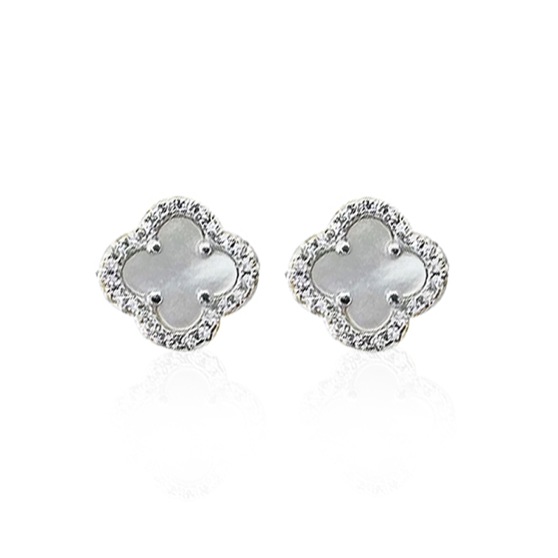 Italian Small Clover Earrings