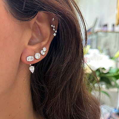 Italian Two Earrings - by Eda Çetin