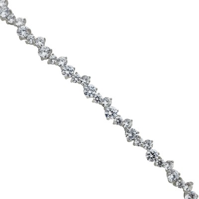 by Eda Çetin - Ivy Asymmetrical Tennis Bracelet