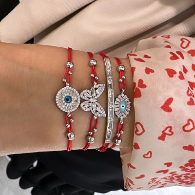 Kelebek İp Bileklik - by Eda Çetin