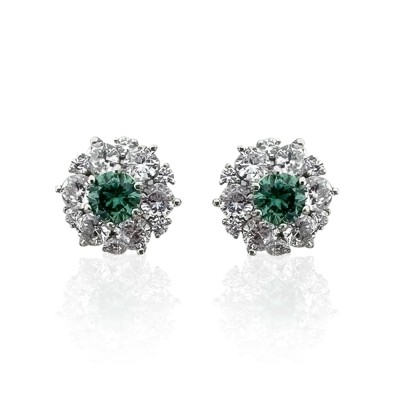 Leeds Green Detail Earrings - by Eda Çetin
