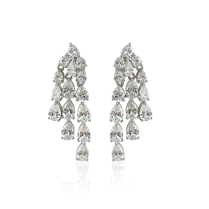 Lewi Ru Moissanite Stone Earrings - 1