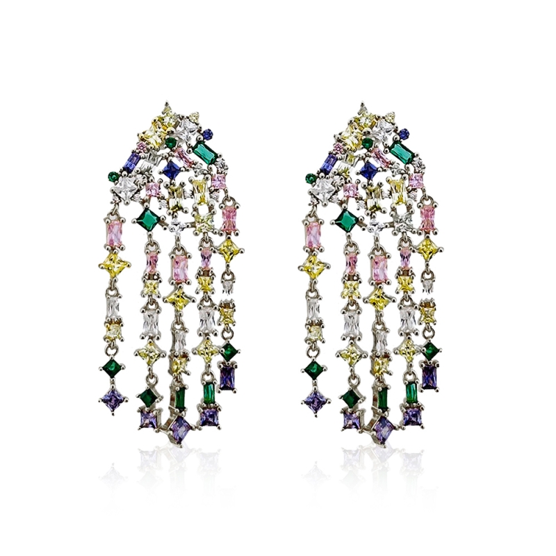 Lilibet Colorful Pendant Earrings