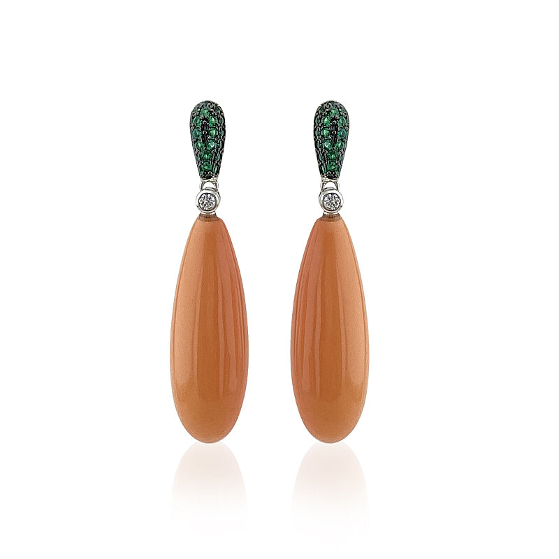 Line Pendant Earrings - 2