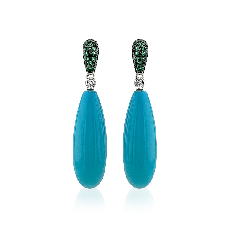 Line Pendant Earrings - 1