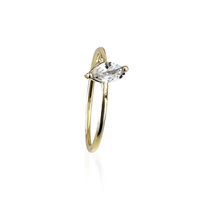 Little Finger Ring - Marquise - 1