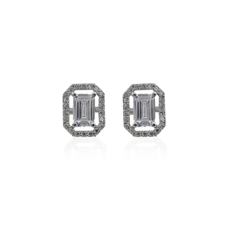  Lora Baguette Earrings - 1