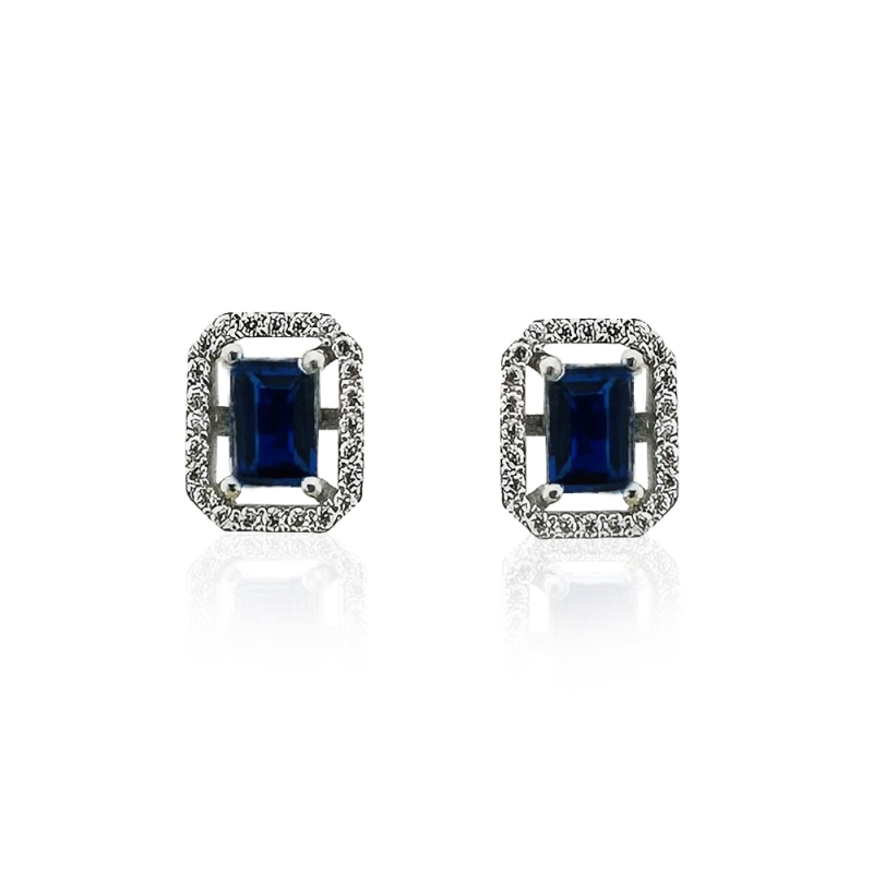  Lora Baguette Earrings - 6