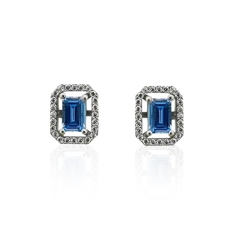  Lora Baguette Earrings - 4