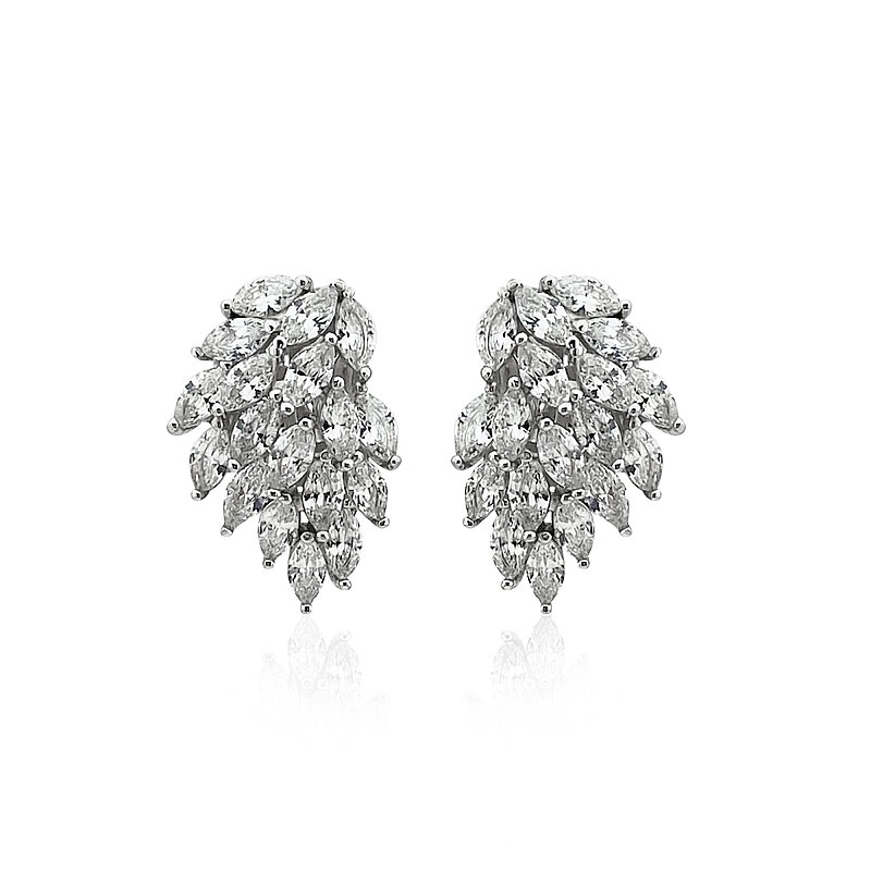 Love Wings Moissanite Earrings - 1