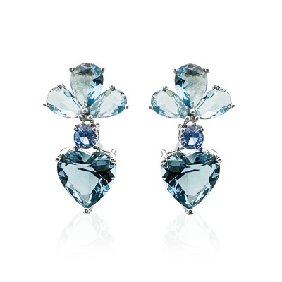 byEdaÇetin - Lucca Heart Form Stone Earrings (1)