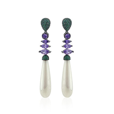 Lune Pendant Earrings - by Eda Çetin
