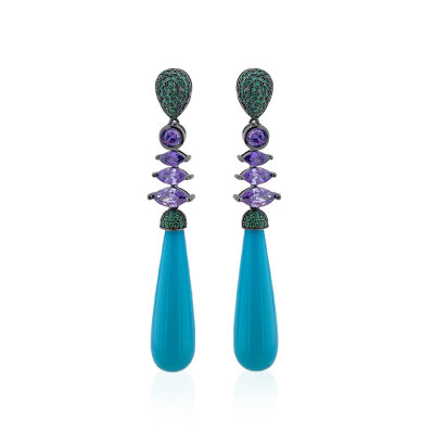 Lune Pendant Earrings - by Eda Çetin
