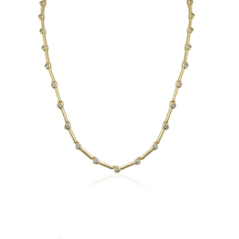 Luo Ribbon Stone Necklace - 1