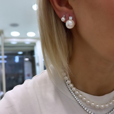 byEdaÇetin - Luve Pearl Mini Earrings (1)