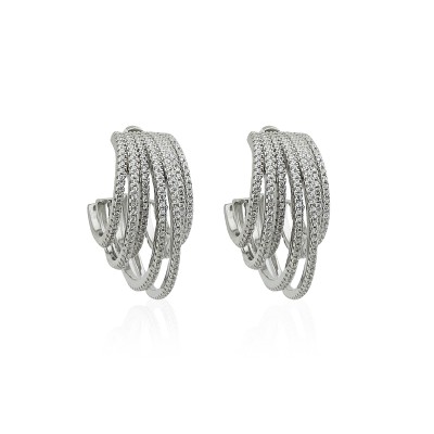 by Eda Çetin - Luzia Stone Hoop Earrings