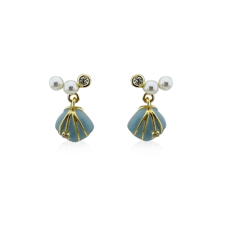 Marine Mini Seashell Earrings