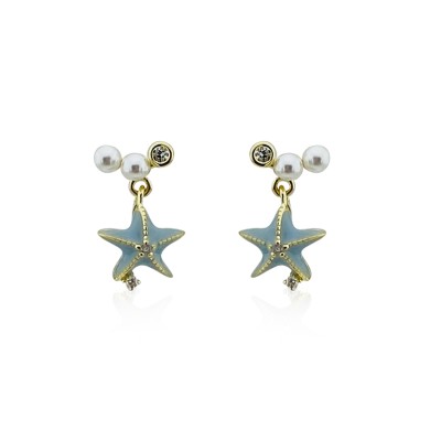 by Eda Çetin - Marine Mini Star Earrings