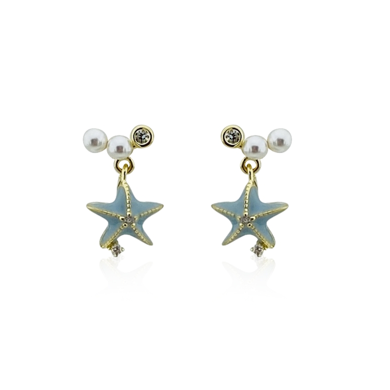Marine Mini Star Earrings