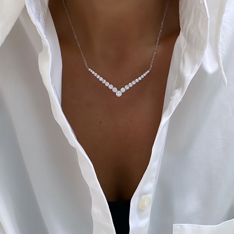 Marissa V Necklace - 2