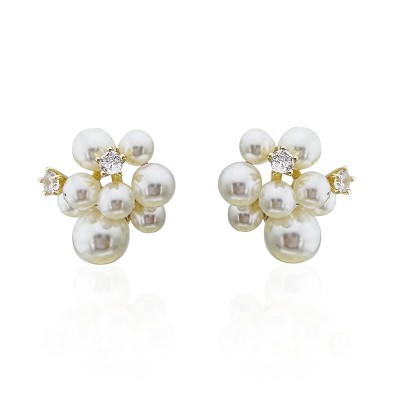 Marlena Pearl Earrings - Thumbnail