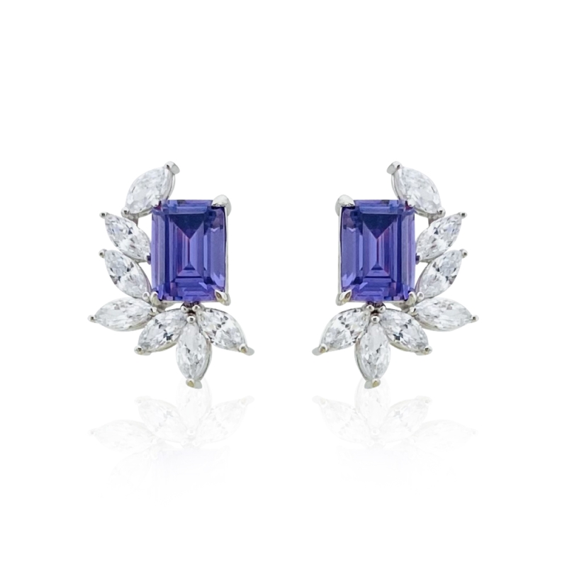 Marquise Square Earrings