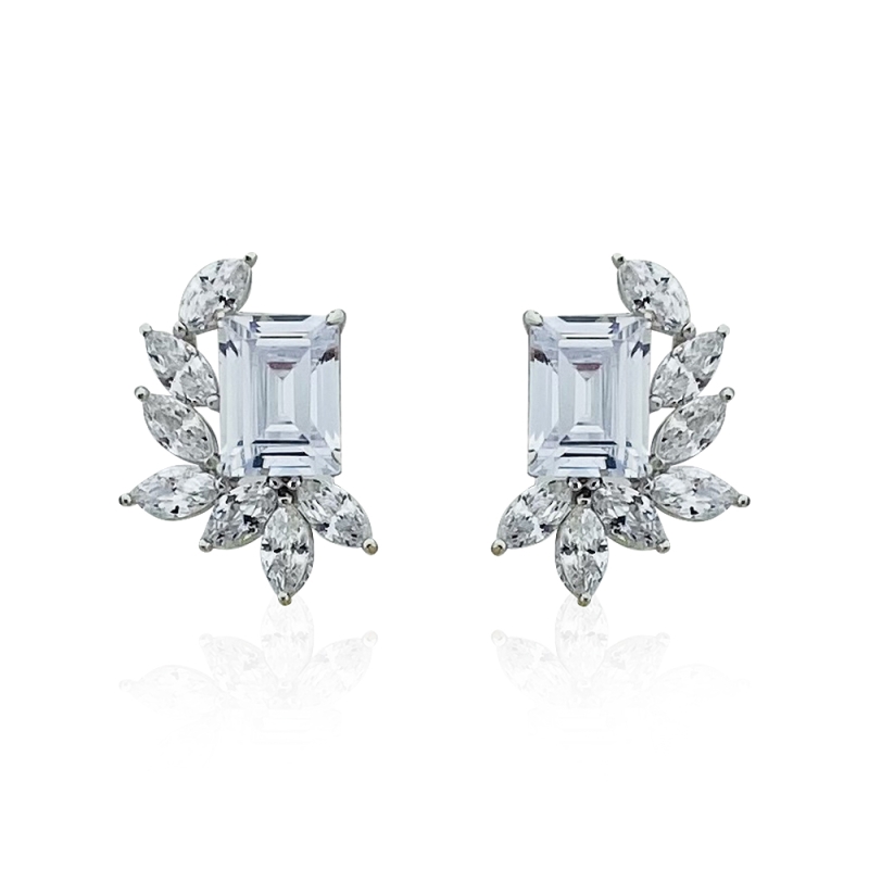 Marquise Square Earrings